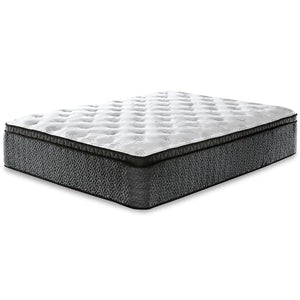 Signature Design by Ashley Queen Size Chime 12 Inch Medium Firm Hybrid Mattress with Cooling Gel Memory Foam for Pressure Relief