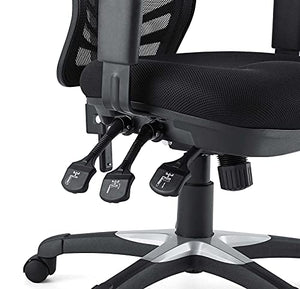 Modway EEI-757-BLK Articulate Ergonomic Mesh Office Chair in Black