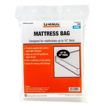 U-Haul Standard Queen Mattress Bag – Moving & Storage Cover for Mattress or Box Spring – 92" x 60" x 10"