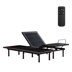 MLILY EGOHOME Adjustable Bed Frame Queen for Pain Relief, Electric Queen Size Adjustable Bed Base with Wireless Remote for Head and Foot Incline, Easy Assembly