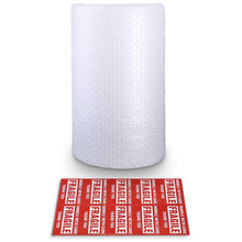 2-Pack Bubble Cushioning Nylon Wrap Rolls, 3/16" x 12" x 72' ft Total, Perforated Every 12", 20 Fragile Stickers for Packaging, Shipping, Mailing