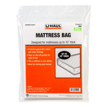 U-Haul Standard Queen Mattress Bag – Moving & Storage Cover for Mattress or Box Spring – 92" x 60" x 10"