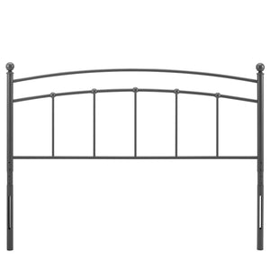 Modway Abigail Queen Metal Headboard in Black