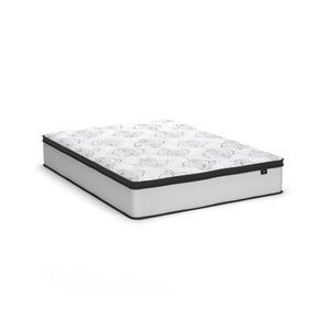 Signature Design by Ashley Queen Size Chime 12 Inch Medium Firm Hybrid Mattress with Cooling Gel Memory Foam for Pressure Relief