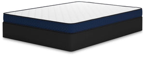 Signature Design by Ashley Queen Size 8 Inch Medium Firm Charcoal Gel & Green Tea Infused Memory Foam Mattress for Pressure Relief