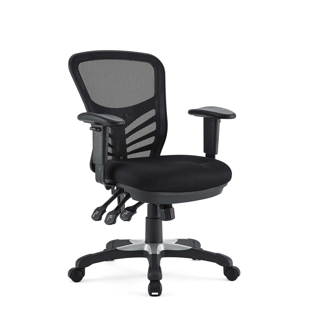 Modway EEI-757-BLK Articulate Ergonomic Mesh Office Chair in Black