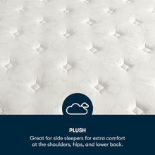 Serta - 15" Clarks Hill Elite Plush Pillow Top Queen Mattress, Comfortable, Cooling, Supportive, CertiPur-US Certified, Queen, White/Blue