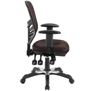 Modway EEI-757-BLK Articulate Ergonomic Mesh Office Chair in Black