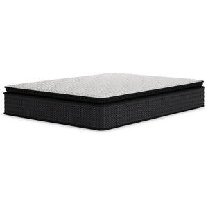 Signature Design by Ashley Queen Size Chime 12 Inch Medium Firm Hybrid Mattress with Cooling Gel Memory Foam for Pressure Relief