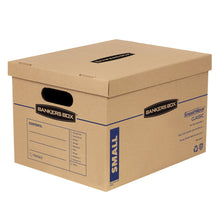 Bankers Box Medium Classic Moving Box 10 Pack, Reinforced Handles, Tape-Free Assembly, Box with Lid, 19-in x 14.5-in x 15.5-in (7717204)