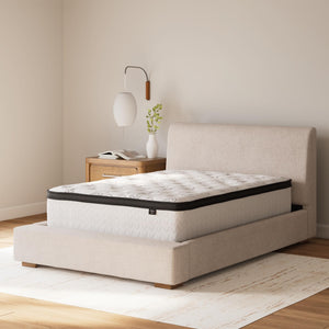 Signature Design by Ashley Queen Size Chime 12 Inch Medium Firm Hybrid Mattress with Cooling Gel Memory Foam for Pressure Relief