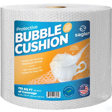 Bubble cusion for Packing & Moving - 12" Width X 175 FT - Bubble cusion for Moving, Extra Protection for Shipping, Packaging Boxes & Mailers, Perforated Every 12 IN, Clear Cushioning Wrap