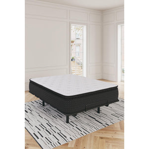 Signature Design by Ashley Queen Size Chime 12 Inch Medium Firm Hybrid Mattress with Cooling Gel Memory Foam for Pressure Relief