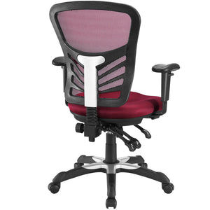 Modway EEI-757-BLK Articulate Ergonomic Mesh Office Chair in Black