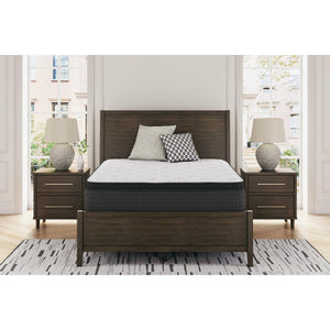 Signature Design by Ashley Queen Size Chime 12 Inch Medium Firm Hybrid Mattress with Cooling Gel Memory Foam for Pressure Relief